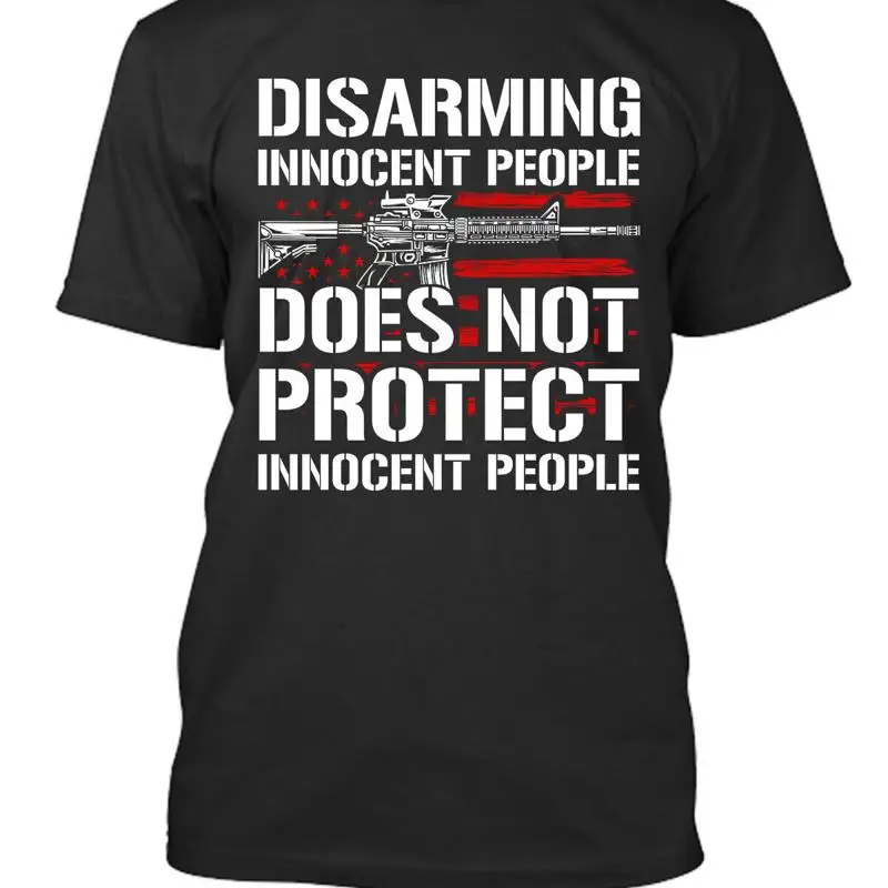 Baby Clothing Nz - T-Shirt da Uomo 'Disarming Innocent People'