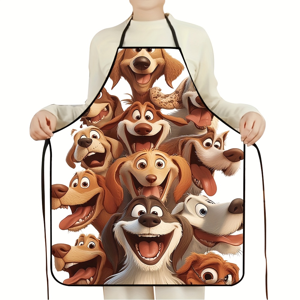 Printed Bibs Pack - Grembiule Cartoon Dog Pack – Stampa