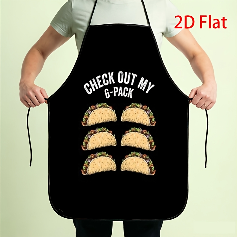 Printed Bibs Pack - Grembiule Divertente a Tema Taco, Scopri