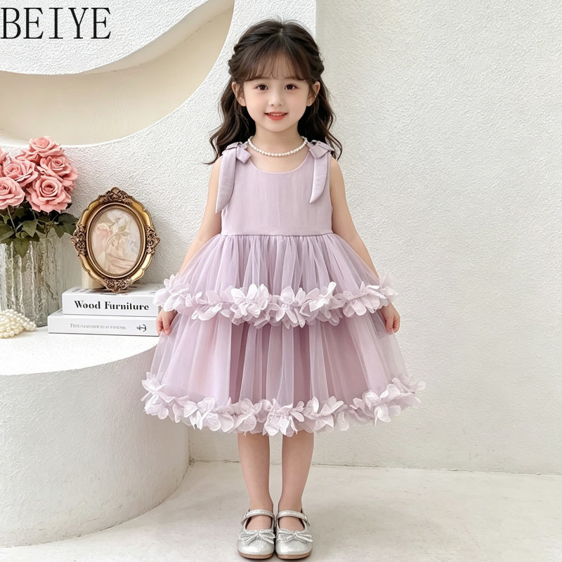 Baby Clothing High End - Abito Estivo per Bambine con Design