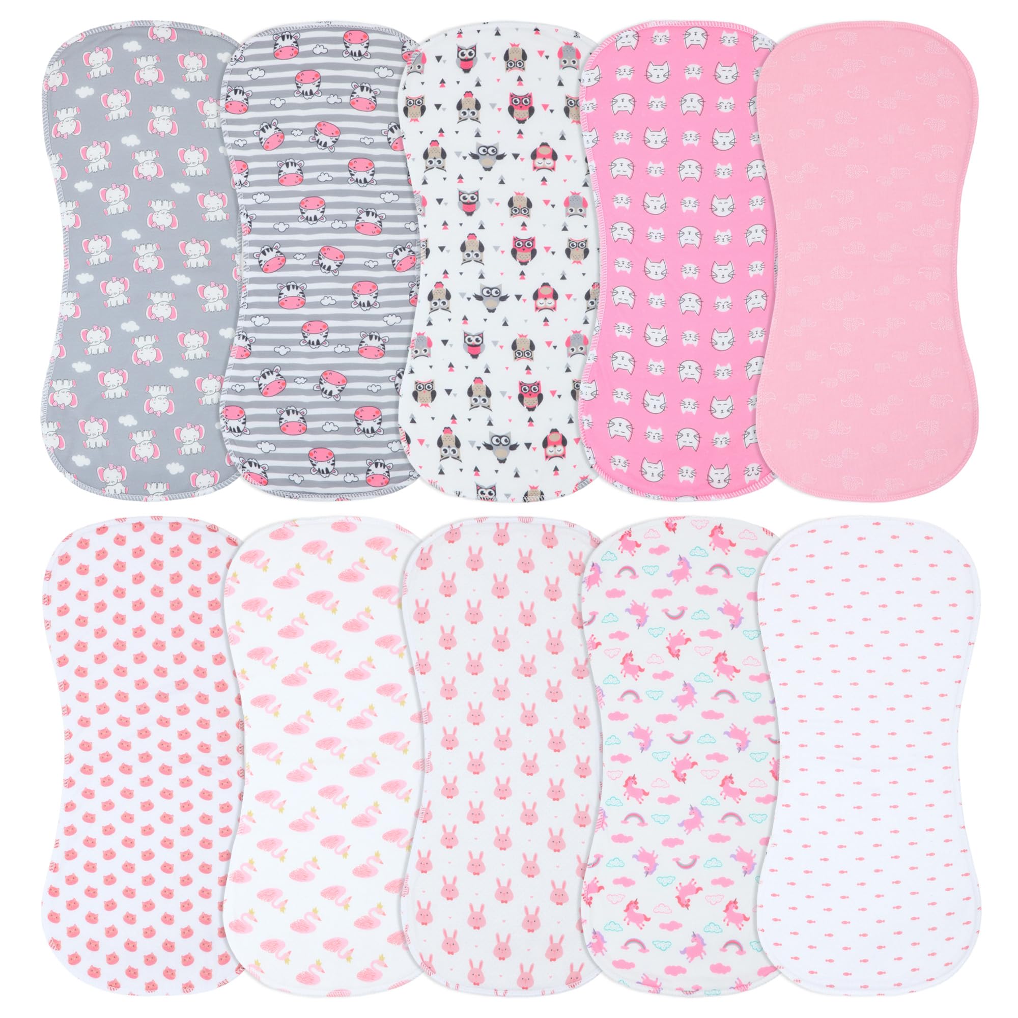Printed Bibs Pack - Benoxine Confezione da 10 Pannolini per