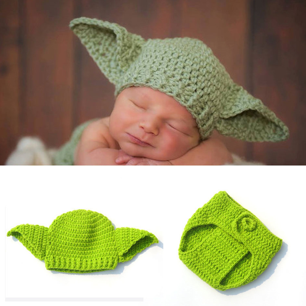 Verde Yoda fatto a mano in lan - Baby Yoda Clothing recensione e prezzo