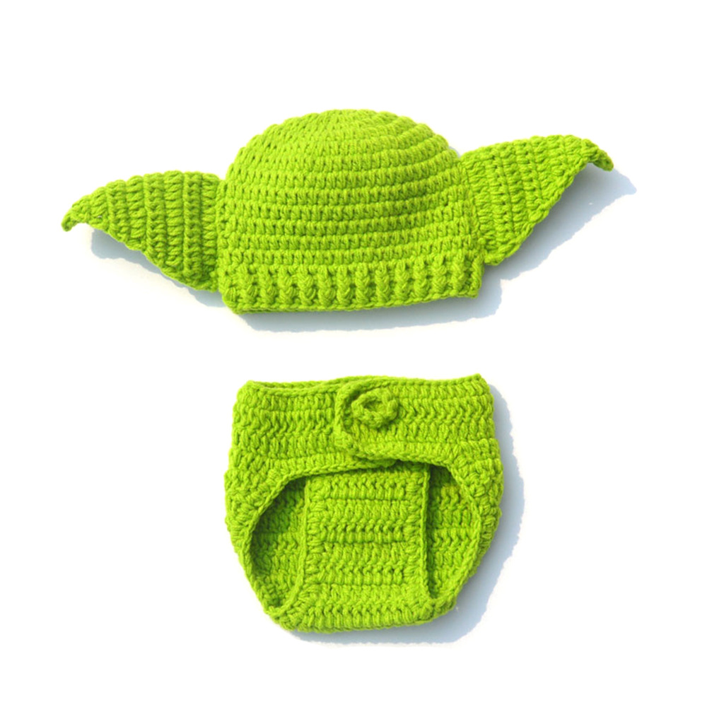 Verde Yoda fatto a mano in lan - Baby Yoda Clothing recensione e prezzo