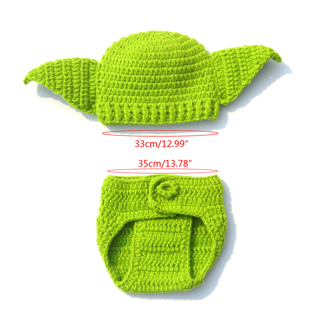 Verde Yoda fatto a mano in lan - Baby Yoda Clothing recensione e prezzo