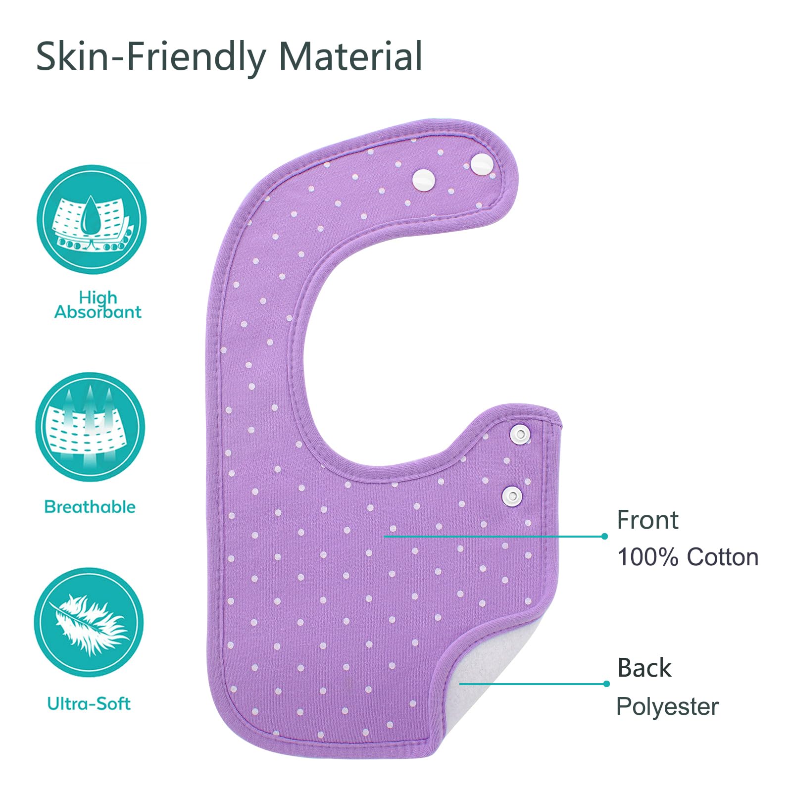 Benoxine Confezione da 10 Bava - Printed Bibs Pack recensione e prezzo