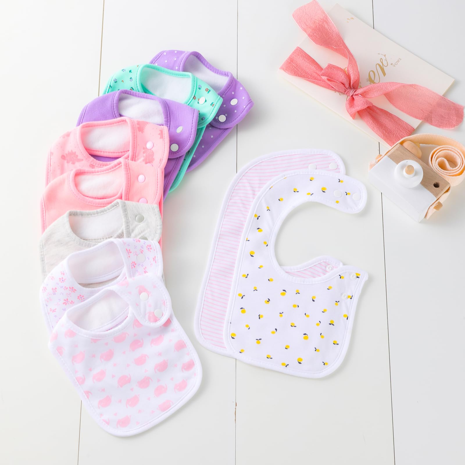 Benoxine Confezione da 10 Bava - Printed Bibs Pack recensione e prezzo