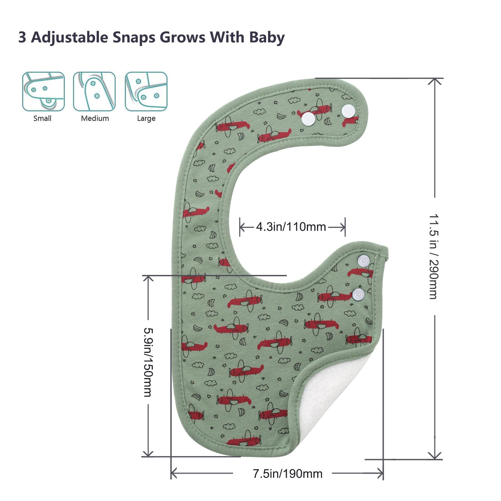 Confezione da 10 Bavaglini a B - Printed Bibs Pack recensione e prezzo